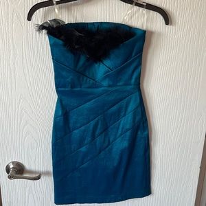 Juniors Turquoise Prom Dress